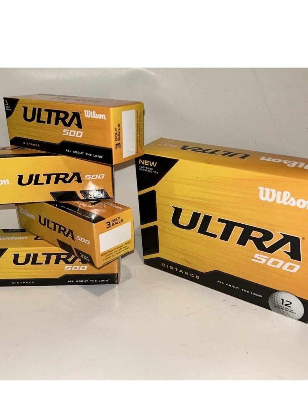 🆕- Wilson Ultra 500 Golf Balls (12 balls Lot) New In Box
